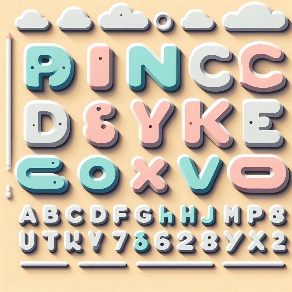 حروف PVC